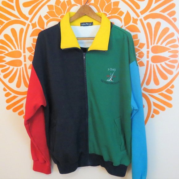 Nautica Other - Nautica J-Class Color Block Sweatshirt L